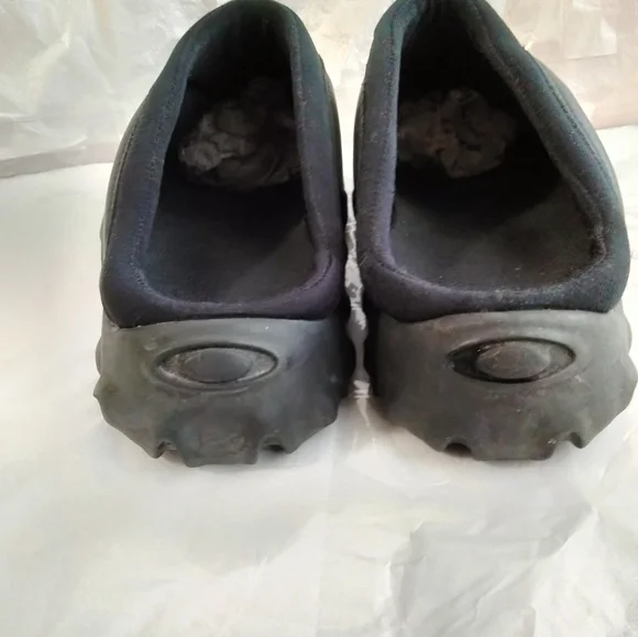 Vtg Oakley Bobbie Black Clogs Leather Womens 8.5 Rare - Picture 6 of 16